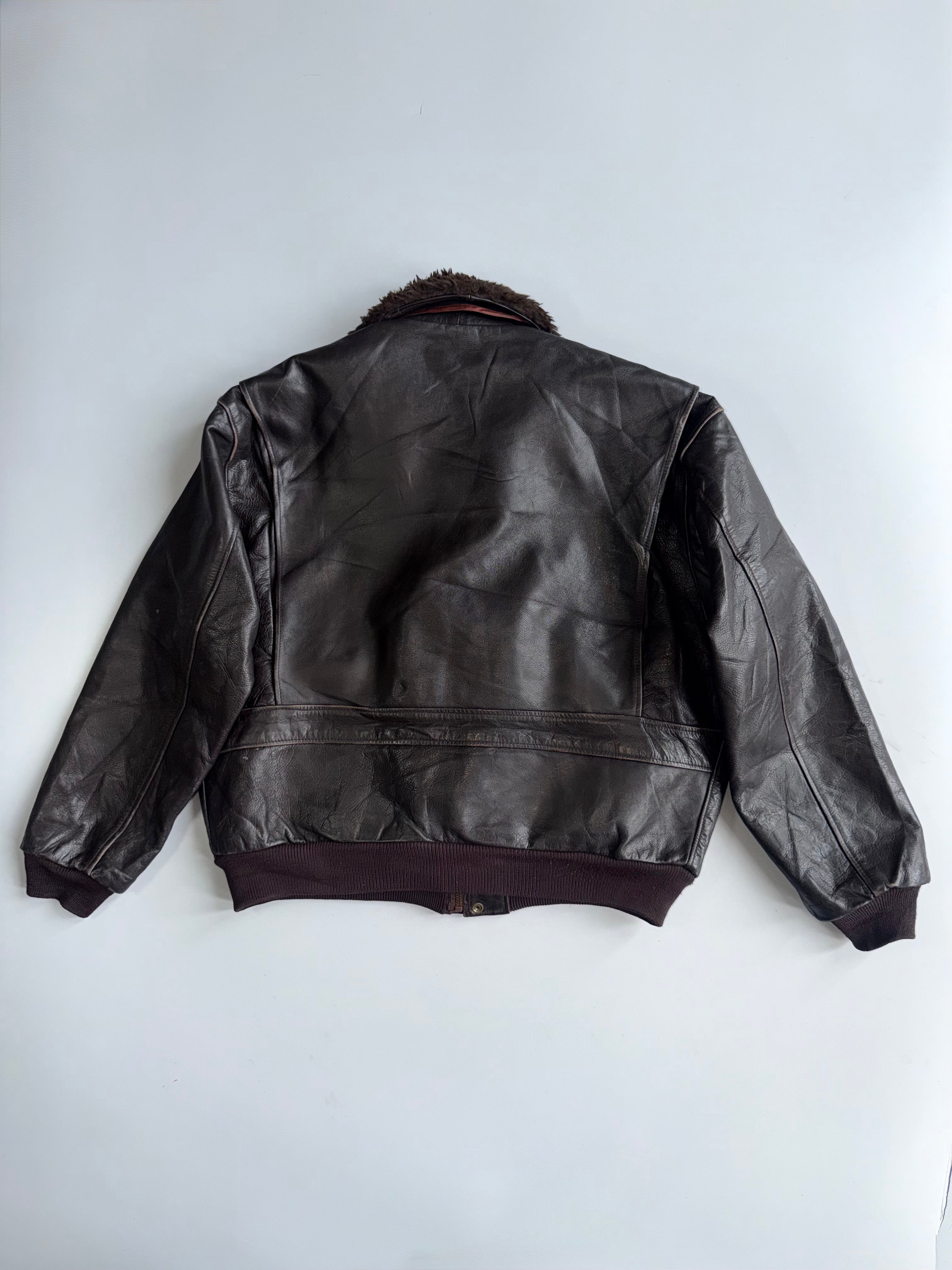 Schott NYC | 184SM G-1 Cowhide Flight Jacket | Pure Leather| (USA