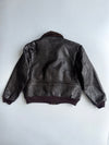 Schott NYC | 184SM G-1 Cowhide Flight Jacket | Pure Leather| (USA Made, Detachable Collar + Liner) (XL/2XL)