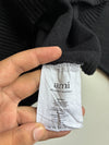 AMI Paris Ami de Coeur Black Knit Sweater (XL)