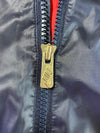 Nike Colourblock Windbreaker – Navy & Red Hooded Zip Jacket (S)