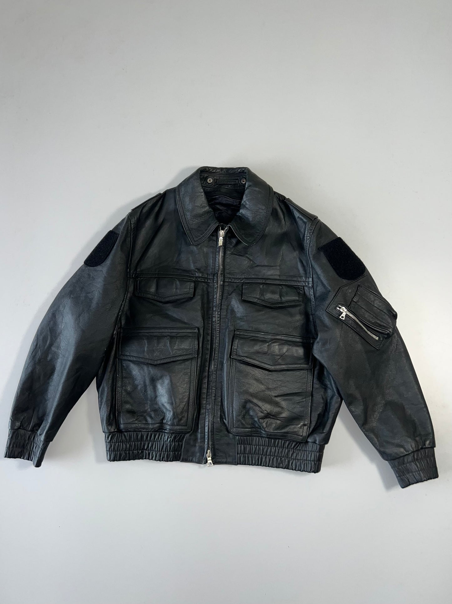 ZUltra Premium (RARE) Original Leather Jacket (Double zip tech) (S/M)