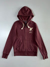 Tommy Hilfiger Denim Burgundy Eagle Zip Hoodie (M/L)