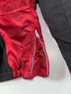 Vintage Dieter Braun Red & Black Moto Racing Jacket (Reflective 3M Scotchlite) Knee padded  (M)