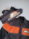 Harley-Davidson Racing “Screamin’ Eagle” 2-in-1 Moto Jacket Removable Liner embroidered Textile RidingJacket (M/L)
