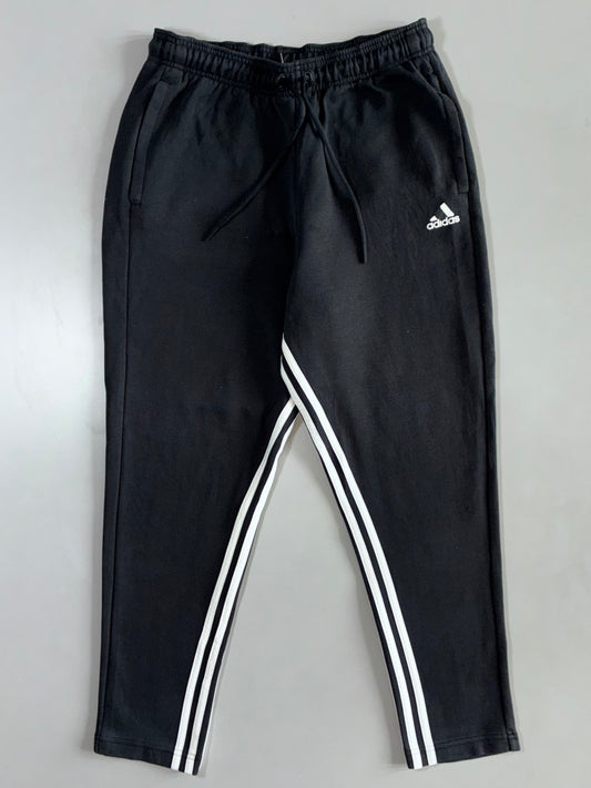 Adidas Black Sweatpants with White Side Stripes (W:30|L:38)