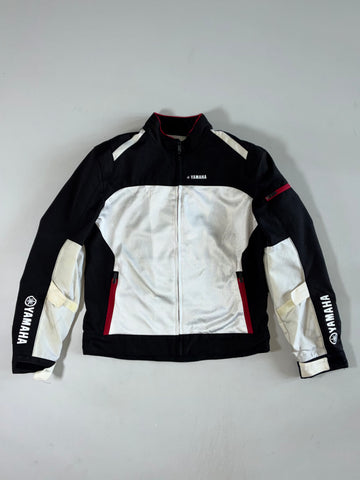 Yamaha Black & White Technical Moto Racing Jacket Padded (M)