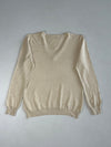 Tommy Hilfiger Sport Beige V-Neck Knit Sweater (S)