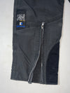 Vintage Lafuma Black Nylon Belted Outdoor Trousers (W:28) (L:42)
