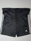 Adidas Black 3-Stripes Training Shorts (W:44) (L:20)