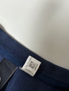 Adidas Navy Crewneck Sweatshirt – Logo Taping Detail (S)