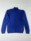 Tommy Hilfiger Blue Ribbed Full-Zip Sweater (M)