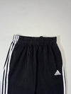 Vintage Adidas Black Three Stripe Jogger Track Pants (W:24) (L:38)