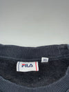 Fila Box Logo Patch Crewneck Sweatshirt – Black (S)