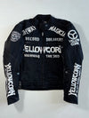 Yellow Corn Sledge Hammer “Highway The 3rd” Japanese Biker Racing Jacket Elbow Padded - (S/M)