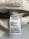 Nike Sportswear Club Fleece Off White Sherpa Bouclé Pullover Hoodie Faux Fur (L)