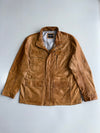 Mauritius Camel Leather Field Jacket (XL)