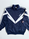 Vintage 90s Adidas Navy & White Chevron Track Jacket – Size (XL)