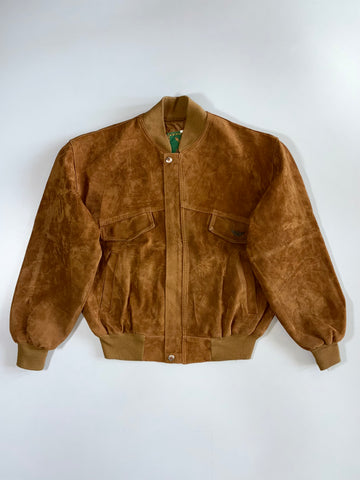 R.G.A (Italian Style) Premium Original Pure Sued Leather Jacket (XL)