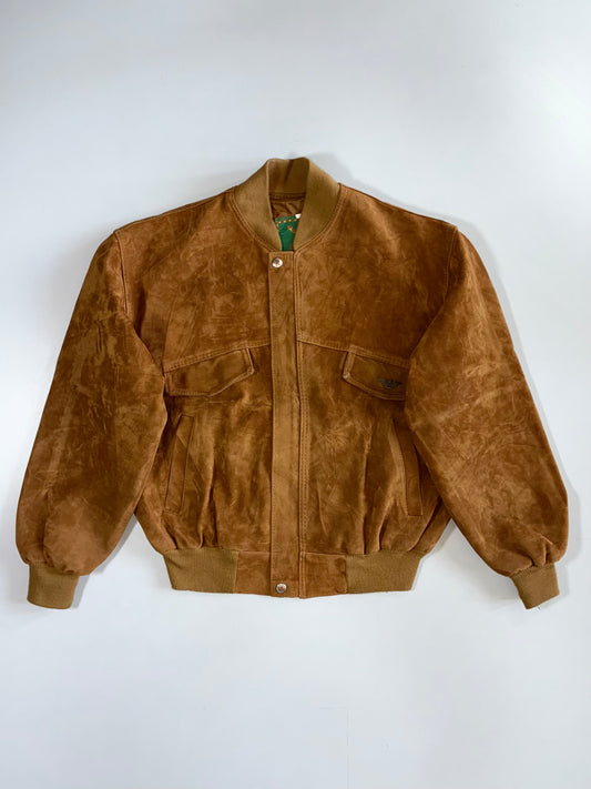 R.G.A (Italian Style) Premium Original Pure Sued Leather Jacket (XL)