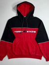 Tommy Jeans | Black Red Colorblock Tommy Atkins Hoodie (XL)