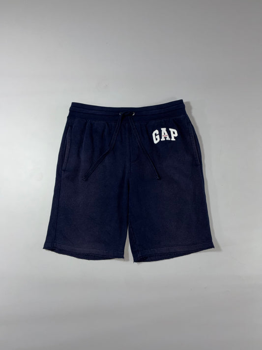 Gap Navy Arch Logo Fleece Shorts (W:34) (L:21)