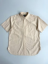Tommy Hilfiger Peach Textured Short Sleeve Button-Down Shirt – (2XL/3XL)