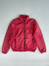 Lacoste Red Nylon Windbreaker Jacket – Jersey Lined, Croc Logo (M)