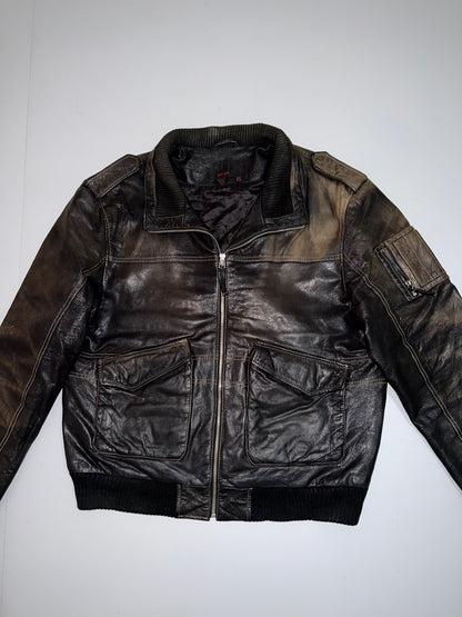 ZZara Man Original Leather Jacket Super Premium (L/XL)