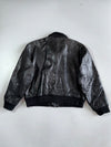 90s Vintage Diesel | Genuine Leather Bomber Jacket (XL)