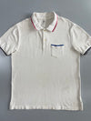 GAP | Tipped Pocket Polo | Off-White (L)