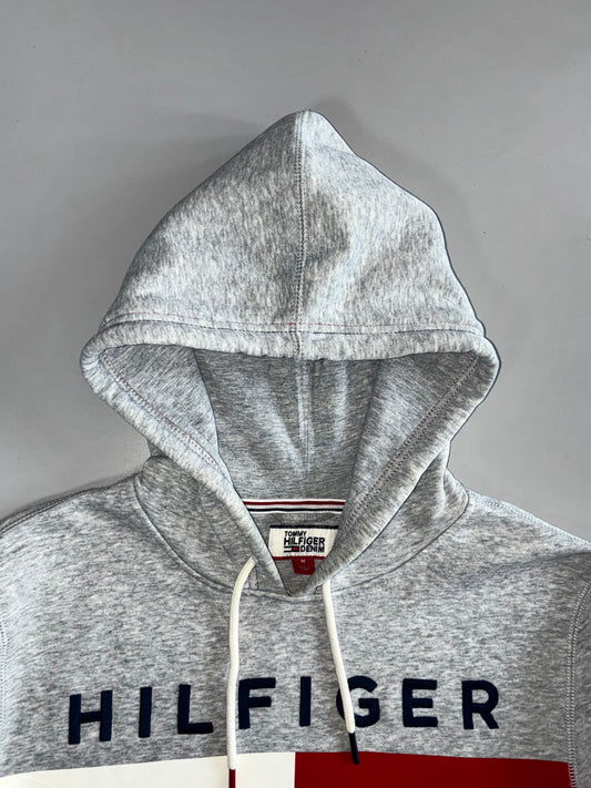 Tommy Hilfiger Denim Flag Logo Hoodie (M)