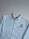 Vintage Lee Sport Light Wash Vikings Denim Shirt (M)