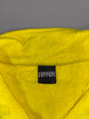 Vintage Ferrari Red Fleece Pullover – Yellow Collar Quarter Zip with Prancing Horse Pocket (2XL)