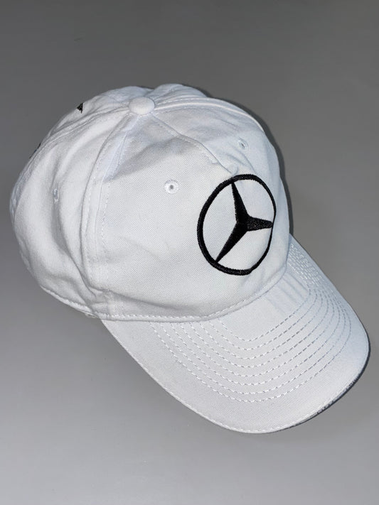 Mercedes-Benz F1 Cap – White Lewis Hamilton Edition (Adjustable)