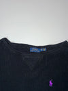 Polo Ralph Lauren | Waffle Knit Thermal Crewneck Black (XS)