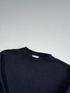 Champion Eco Authentic Black Blank Crewneck Sweatshirt (S)