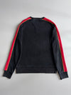 Levi’s Colorblock Sweatshirt Black with Red/Yellow Stripe (L)