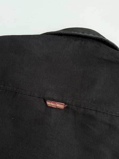 !         Vintage Marlboro Classics Heavy 100% Cotton Jacket | Leather Collar | Work Jacket very rare (XL)