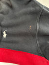 Vintage Polo Ralph Lauren Black Striped Rugby Shirt (2XL)