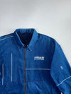 Vintage Adidas Reversible Indigo Denim & Navy Linen Coach Jacket (Xl)