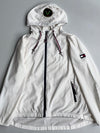 Tommy Hilfiger White Hooded Windbreaker (L)