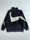 Nike Black Reversible Sherpa Fleece Jacket (XL)