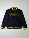 Adidas Varsity Bomber Jacket – Black/Yellow, (XL)