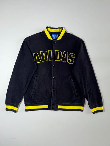Adidas Varsity Bomber Jacket – Black/Yellow, (XL)