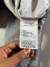 Nike Embroidered Outline Swoosh Crewneck Sweatshirt – Heather Grey (M)