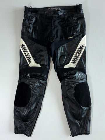 Richa Black Performance Leather Pants Knee Padded (W:40|L:41)