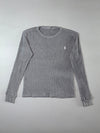 Polo Ralph Lauren Grey Waffle Knit Thermal Long Sleeve (M)