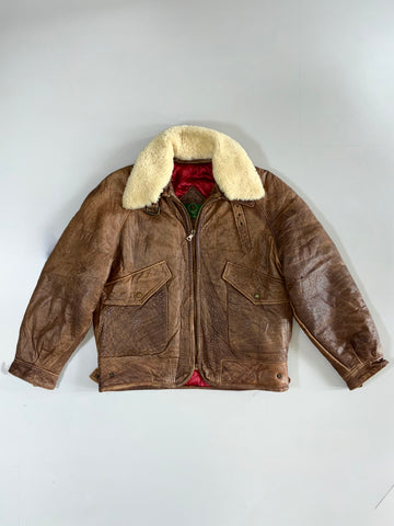 John Swig Premium Original Pure Leather Jacket (M)