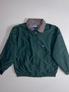 White Sierra Fleece-Lined Bomber Jacket (XL)