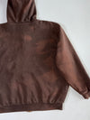 Carhartt Brown Hooded Zip Jacket (2Xl/3Xl)